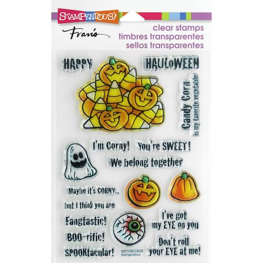 Stampendous&#xAE; Fran&#x27;s Corny Sweets Clear Stamp Set